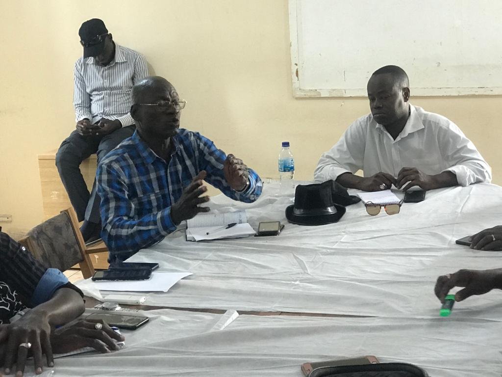 Bwiam Hospital staff audience